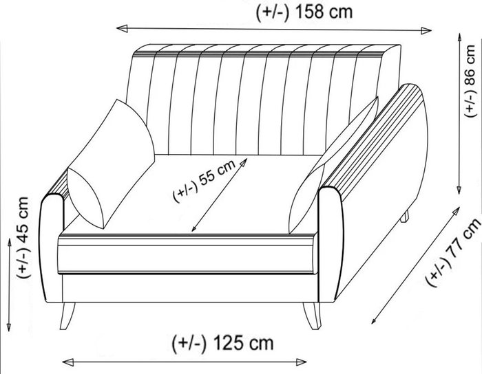 Atelier Del Sofa Alkon Sofá Cama de 2 Plazas Rojo Teja Atelier Del Sofa Alkon Sofá Cama de 2 Plazas Rojo Teja